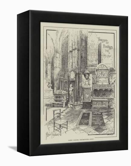 Poet's Corner, Westminster Abbey-Joseph Holland Tringham-Framed Premier Image Canvas