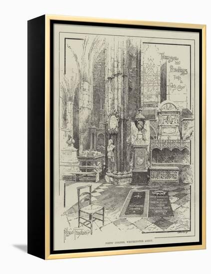 Poet's Corner, Westminster Abbey-Joseph Holland Tringham-Framed Premier Image Canvas