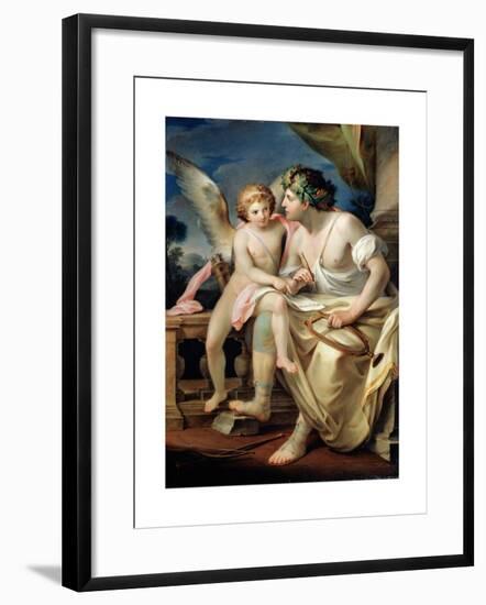 Poet's Inspiration, 1785-Mariano Rossi-Framed Giclee Print