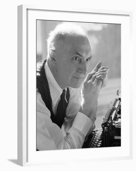 Poet William Carlos Williams-Lisa Larsen-Framed Premium Photographic Print