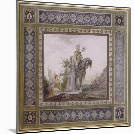 Poète indien-Gustave Moreau-Mounted Giclee Print