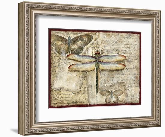 Poetic Dragonfly II-Chariklia Zarris-Framed Art Print