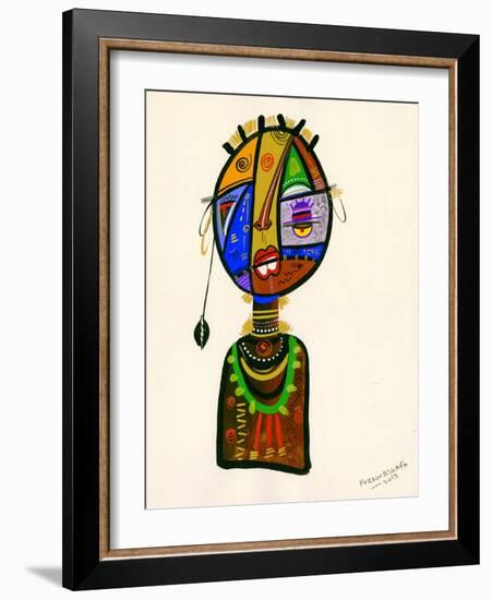 Poetic Faces, 2013-Oglafa Ebitari Perrin-Framed Giclee Print