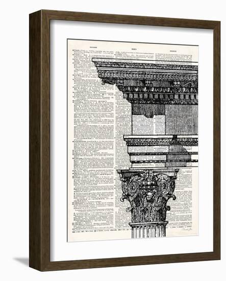 Poetry of Architecture 1-Christopher James-Framed Art Print