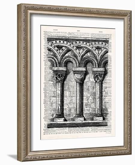 Poetry of Architecture 2-Christopher James-Framed Art Print