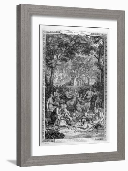 Poetry Pastorales, 1728-1729-Bernard Picart-Framed Giclee Print