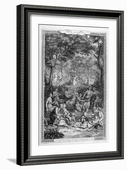 Poetry Pastorales, 1728-1729-Bernard Picart-Framed Giclee Print