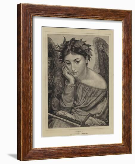 Poetry-Sir Edward John Poynter-Framed Giclee Print