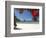 Pohutukawa Tree in Bloom and New Chums Beach, Coromandel Peninsula, North Island, New Zealand-David Wall-Framed Photographic Print