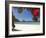 Pohutukawa Tree in Bloom and New Chums Beach, Coromandel Peninsula, North Island, New Zealand-David Wall-Framed Photographic Print