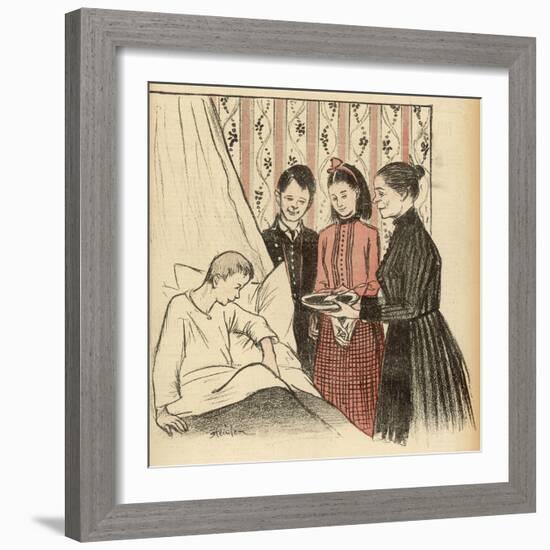 Poil de Carotte, Redhead-null-Framed Art Print