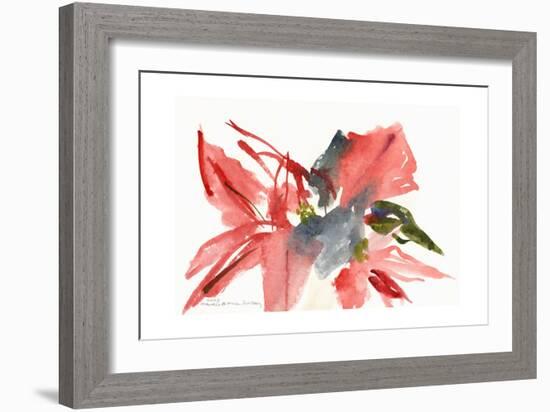 Poinsettia, 2003-Claudia Hutchins-Puechavy-Framed Giclee Print