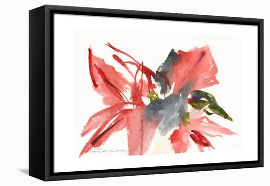 Poinsettia, 2003-Claudia Hutchins-Puechavy-Framed Premier Image Canvas