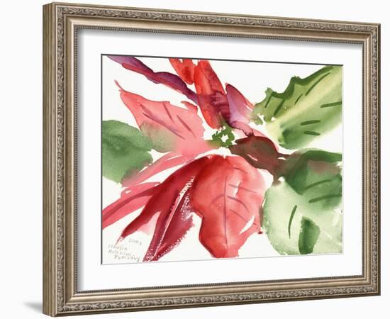 Poinsettia, 2003-Claudia Hutchins-Puechavy-Framed Giclee Print