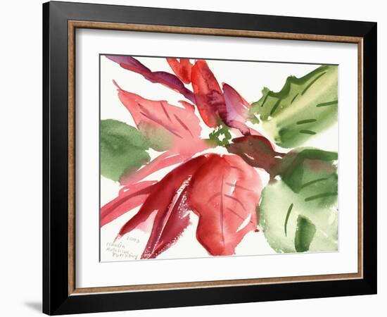 Poinsettia, 2003-Claudia Hutchins-Puechavy-Framed Giclee Print