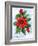 Poinsettia and Holly-Nell Hill-Framed Giclee Print