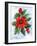 Poinsettia and Holly-Nell Hill-Framed Giclee Print