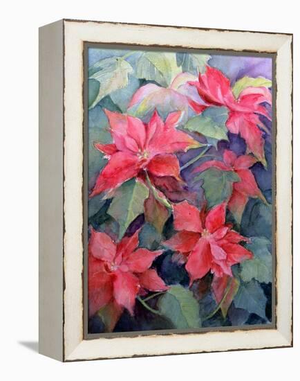 Poinsettia-Karen Armitage-Framed Premier Image Canvas