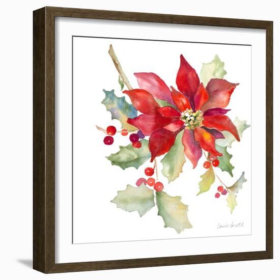 Poinsettias II-Lanie Loreth-Framed Art Print