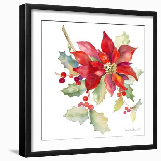 Poinsettias II-Lanie Loreth-Framed Art Print