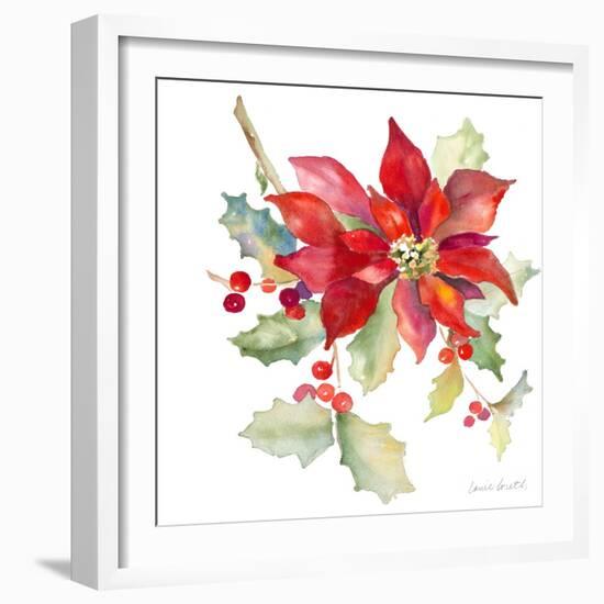 Poinsettias II-Lanie Loreth-Framed Art Print