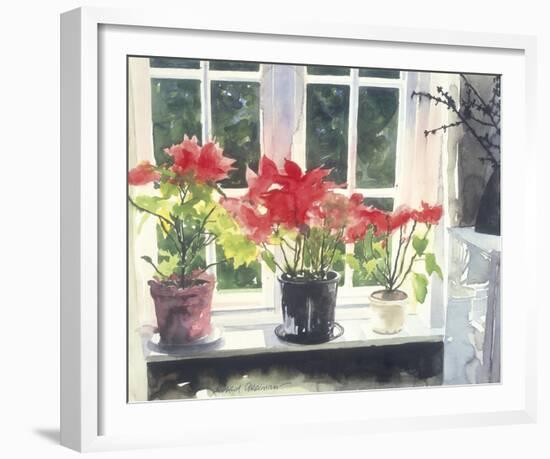 Poinsettias-Richard Akerman-Framed Giclee Print