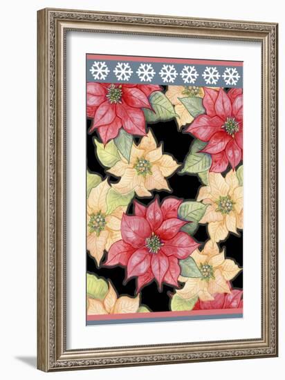 Poinsettias-Valarie Wade-Framed Giclee Print