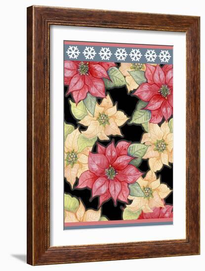 Poinsettias-Valarie Wade-Framed Giclee Print