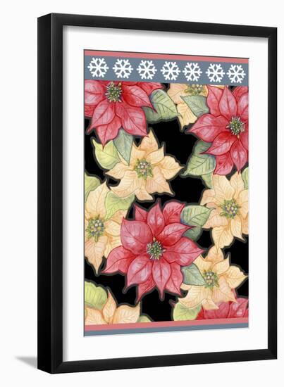 Poinsettias-Valarie Wade-Framed Giclee Print