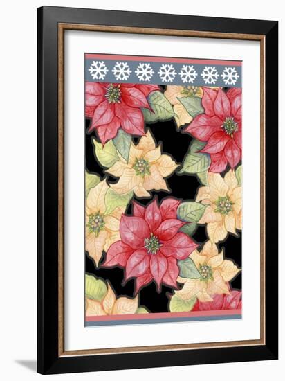 Poinsettias-Valarie Wade-Framed Giclee Print