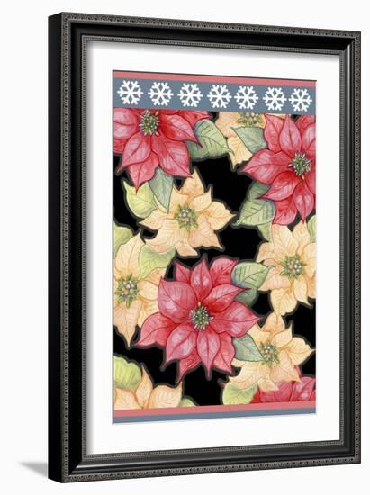 Poinsettias-Valarie Wade-Framed Giclee Print