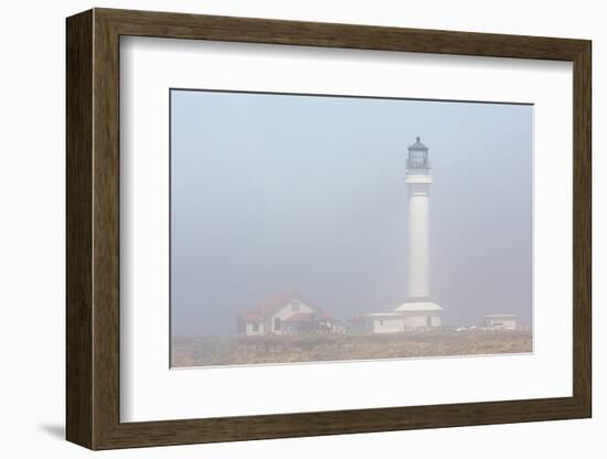 Point Arena Lighthouse in Fog-Richard Cummins-Framed Photographic Print