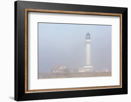 Point Arena Lighthouse in Fog-Richard Cummins-Framed Photographic Print