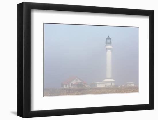 Point Arena Lighthouse in Fog-Richard Cummins-Framed Photographic Print