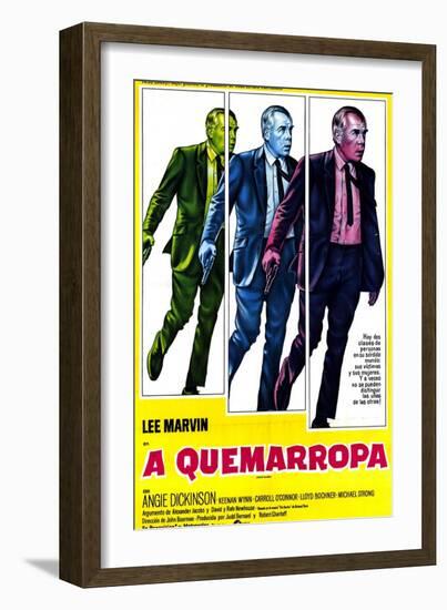 Point Blank, Argentine Movie Poster, 1967-null-Framed Art Print