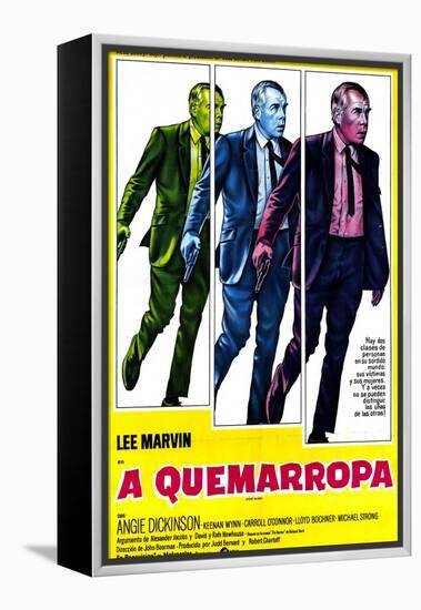 Point Blank, Argentine Movie Poster, 1967-null-Framed Stretched Canvas