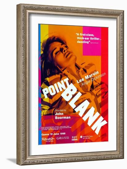 Point Blank, UK Movie Poster, 1967-null-Framed Art Print