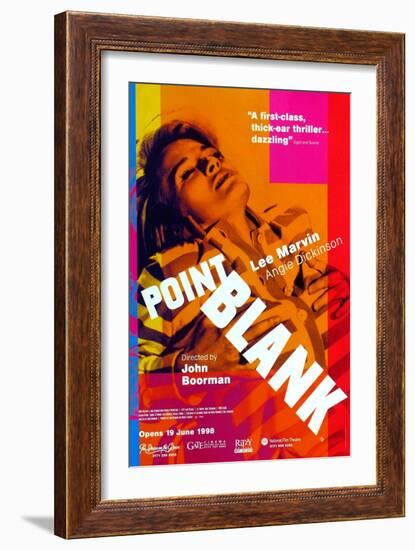Point Blank, UK Movie Poster, 1967-null-Framed Art Print