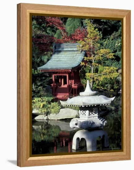 Point Defiance Park, Japanese Garden, Tacoma, Washington, USA-Merrill Images-Framed Premier Image Canvas