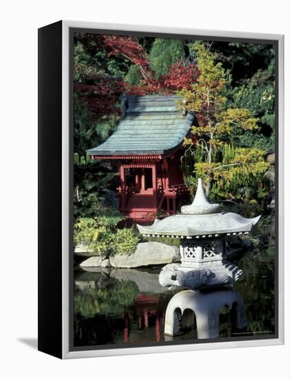 Point Defiance Park, Japanese Garden, Tacoma, Washington, USA-Merrill Images-Framed Premier Image Canvas