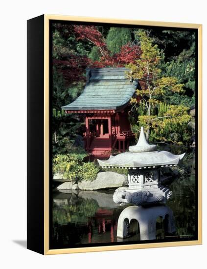 Point Defiance Park, Japanese Garden, Tacoma, Washington, USA-Merrill Images-Framed Premier Image Canvas
