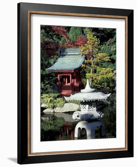 Point Defiance Park, Japanese Garden, Tacoma, Washington, USA-Merrill Images-Framed Photographic Print