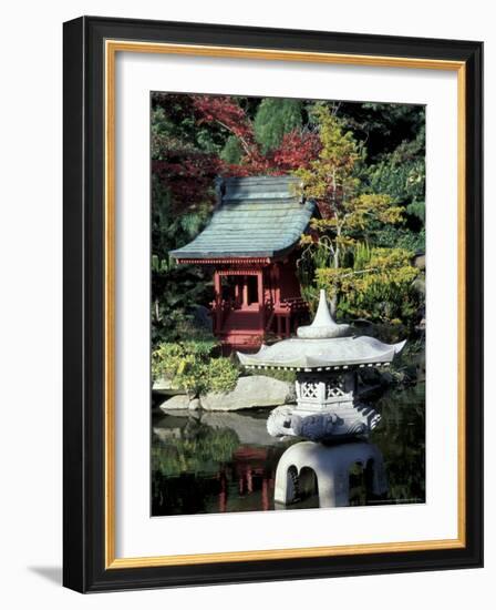 Point Defiance Park, Japanese Garden, Tacoma, Washington, USA-Merrill Images-Framed Photographic Print