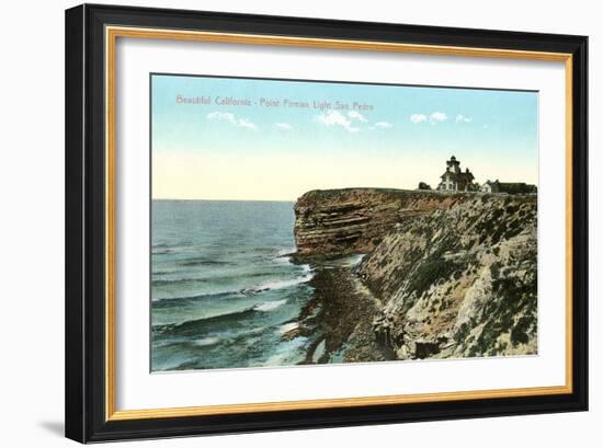 Point Firman Lighthouse, San Pedro, California-null-Framed Art Print