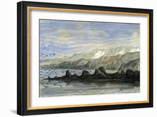 Point Islay 1869 Peru-null-Framed Giclee Print