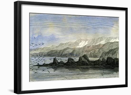 Point Islay 1869 Peru-null-Framed Giclee Print