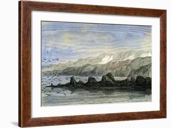 Point Islay 1869 Peru-null-Framed Giclee Print