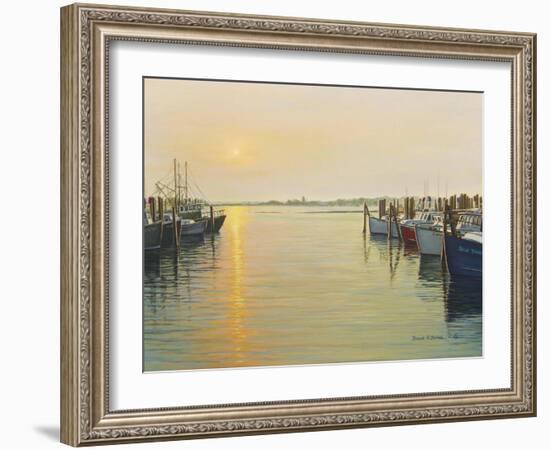 Point Judith Harbor-Bruce Dumas-Framed Giclee Print