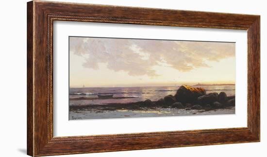 Point Judith, Narragansett Bay, Rhode Island, c.1885-Alfred Thompson Bricher-Framed Premium Giclee Print