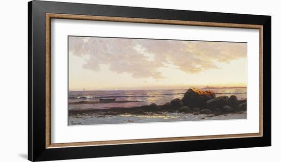 Point Judith, Narragansett Bay, Rhode Island, c.1885-Alfred Thompson Bricher-Framed Premium Giclee Print